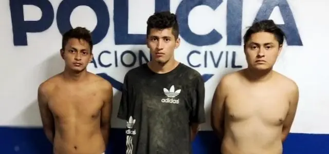 José Naúm Vásquez Orellana, alias Zope o Peligro, Inmer Denilson García López, alias Chele, Franklin Antonio Vásquez Orellana, alias Brujo MS-13 amenazas, portación ilegal de armas