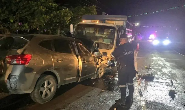 Accidente un fallecido dos lesionados Ruta de la Paz Morazán 07-01-2024