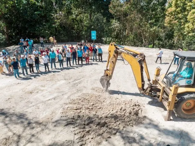 Inician construcción de plaza gastronómica en Monte San Juan, Cuscatlán