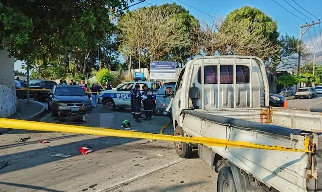 Motociclista fallecido Mejicanos 13-02-2024