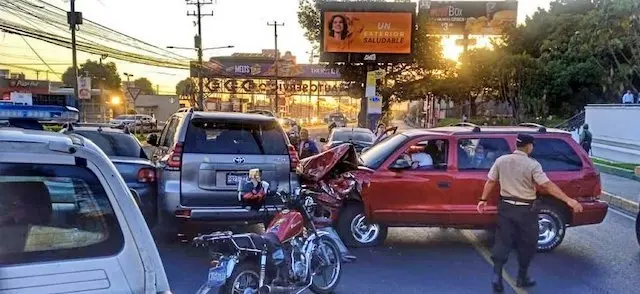 Accidente de tránsito bulevar Los Próceres 28-02-2024