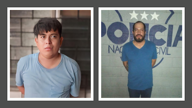 Edwin Alexander Roque, 428 grados, y Horus Jiménez Araujo, 307 grados, conducción peligrosa