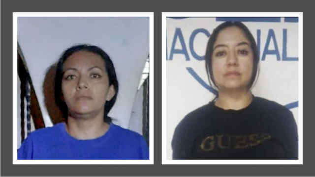 Nely Beatriz Cuéllar Marroquín, alias La China, y Patricia Victoria Alvarado Ortega, alias La Tipa, MS-13