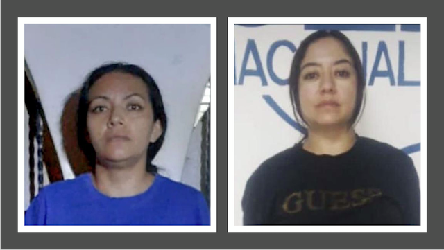 Nely Beatriz Cuéllar Marroquín, alias La China, y Patricia Victoria Alvarado Ortega, alias La Tipa, MS-13