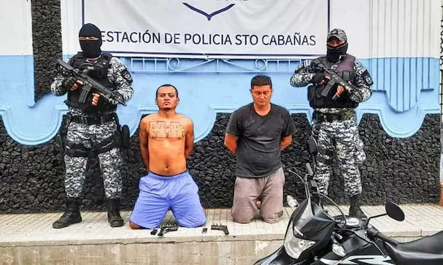 Juan Carlos Pineda Cubías, alias Vengador, y Martín Serafín Hernández Romero, alias El Gato, MS-13