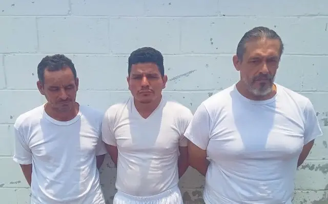 Melvin Alexander Orellana Argumedo, Yoni Jaime Peñate Peñate y Guillermo Enrique Morales Rodríguez, ex PNC