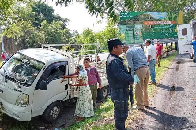 Hombre fallecido accidente km 29.5 Panamericana Cuscatlán 30-05-2024