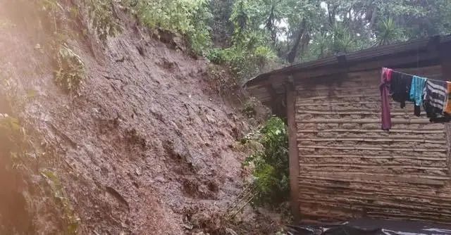 Derrumbe lluvias