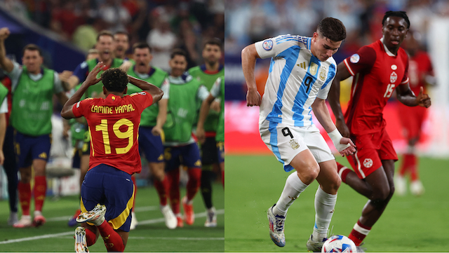 España y Argentina final EURO y Copa América