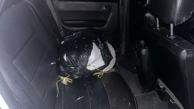 César Edgardo Vásquez y Romero Vargas Riveras agentes PNC detenidos por tráfico de drogas