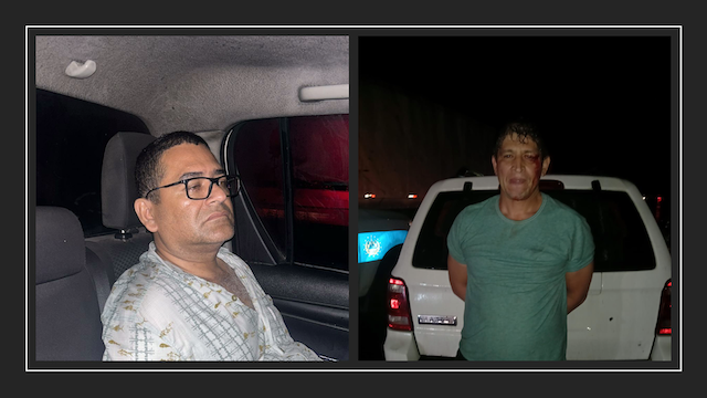 César Edgardo Vásquez y Romero Vargas Riveras agentes PNC detenidos por tráfico de drogas 1 jpeg