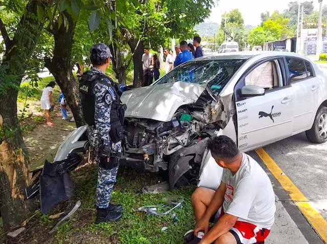 Joven 17 años atropellada en km 12 Comalapa 31-07-2024