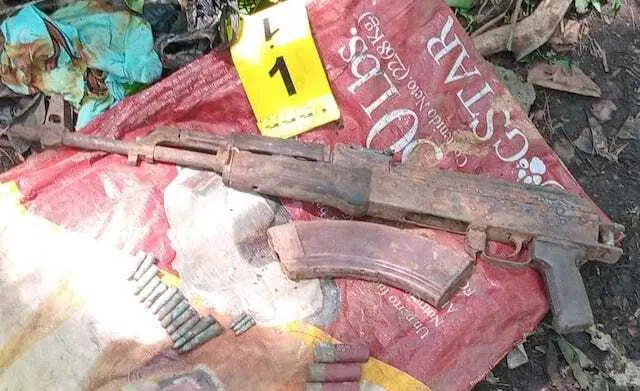 Daniel de Jesús Martínez Pascacio, alias Travieso, MS-13 arma de fuego abandonada 1