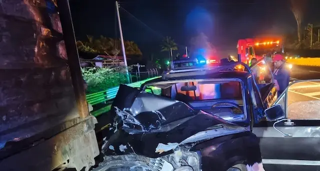 Fallecidos accidente redondel Claudia Lars 24-10-2024