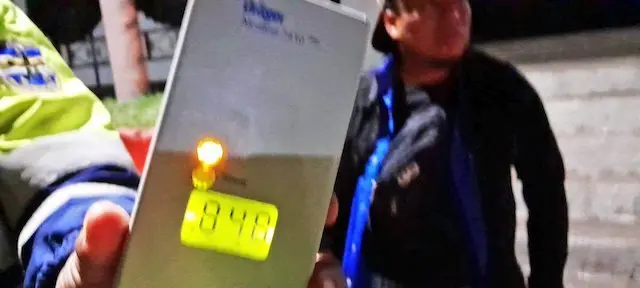 Orlando Sebastián Roque Chávez, conducción peligrosa, 848 grados
