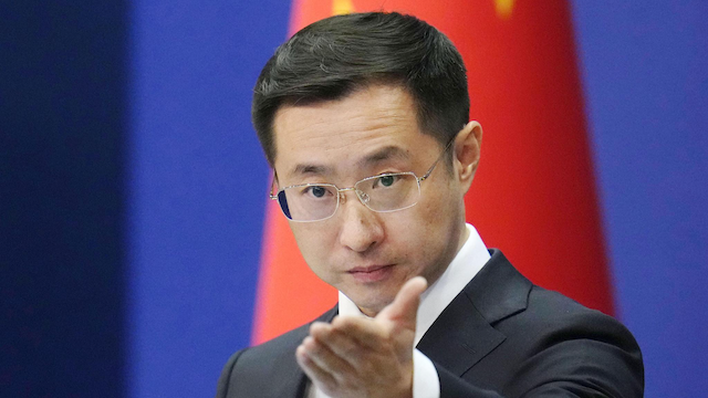 Lin Jian, ministro Exteriores China
