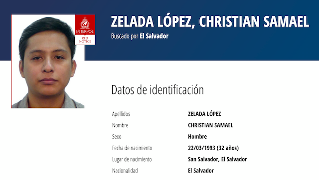 Christian Samael Zelada López, condenado feminicidio agravado