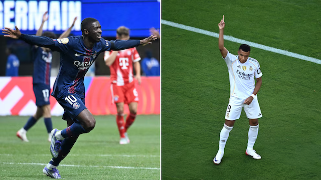 Dembelé y Mbappé