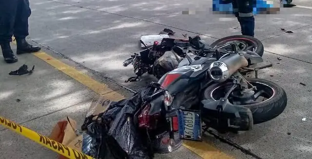 Motociclista fallecido accidente carretera entre Metapán y Santa Ana 26-07-2025