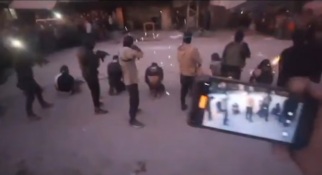 Ejecución a siete hombres por parte de Hamas, 14-10-2025