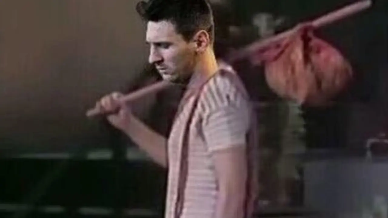 Messi como el Chavo del 8
