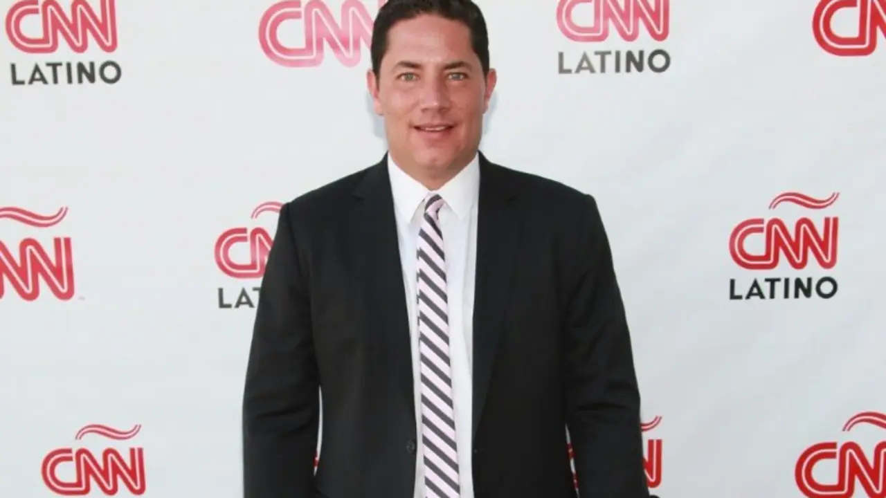 <p>El presentador de CNN Fernando del Rinc&oacute;n, el 2 de mayo de 2015 en Nueva York</p>