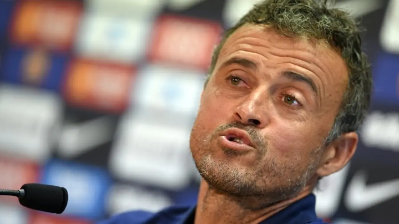 <p>Luis Enrique habla durante la rueda de prensa que dio este jueves 21 de julio en la ciudad deportiva del FC Barcelona</p>