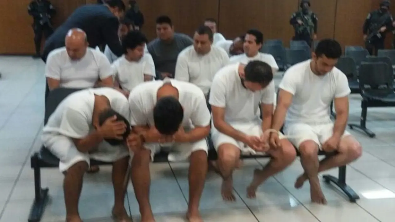 Mareros en audiencia