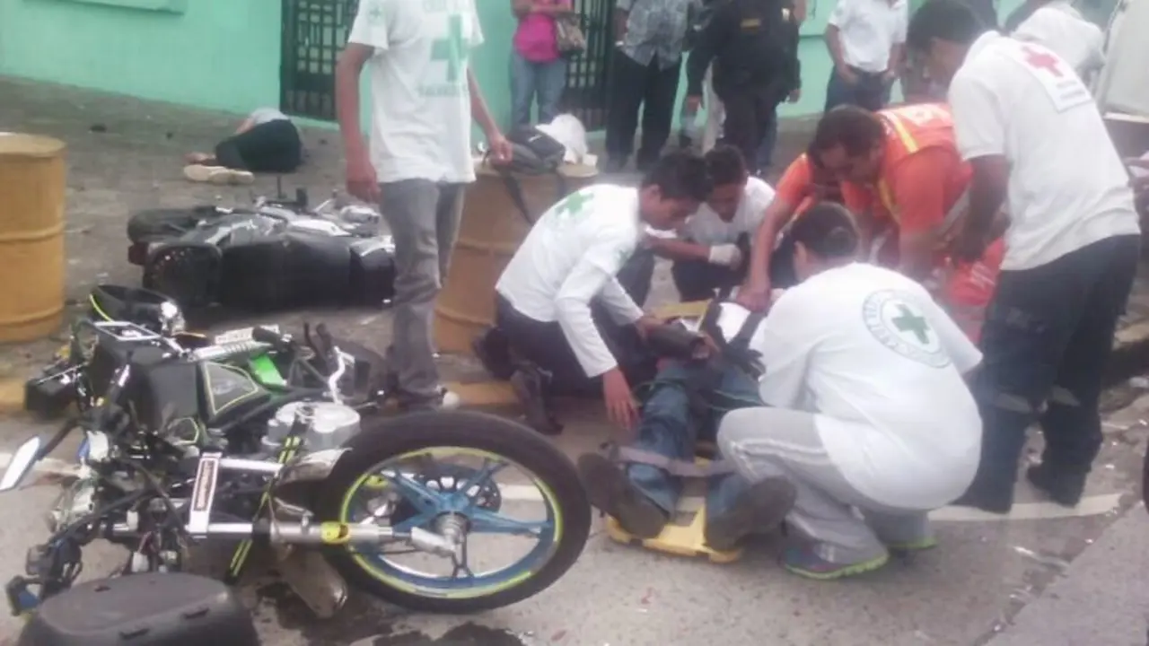 accidente motociclistas