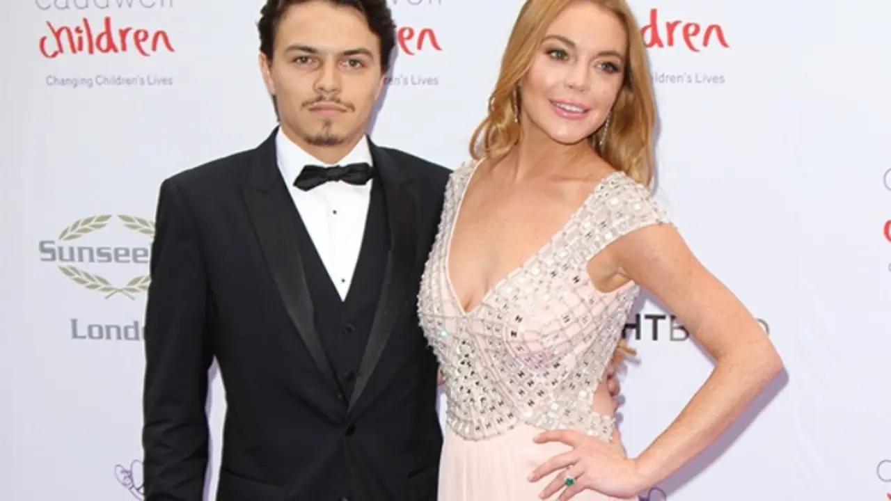Lindasy Lohan y novio