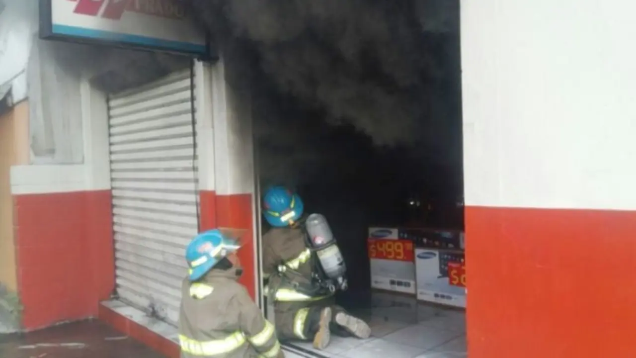 Incendio almacen Prado