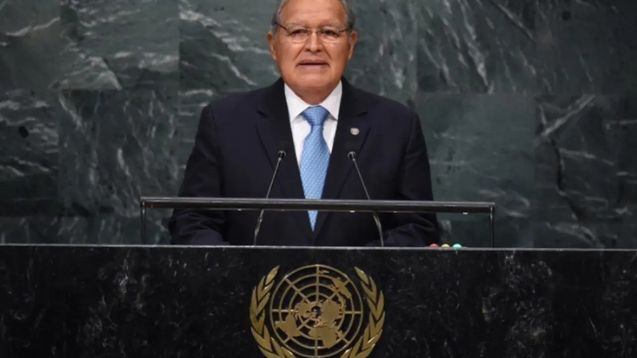 Presidente Salvador S&aacute;nchez Cer&eacute;n ante la ONU