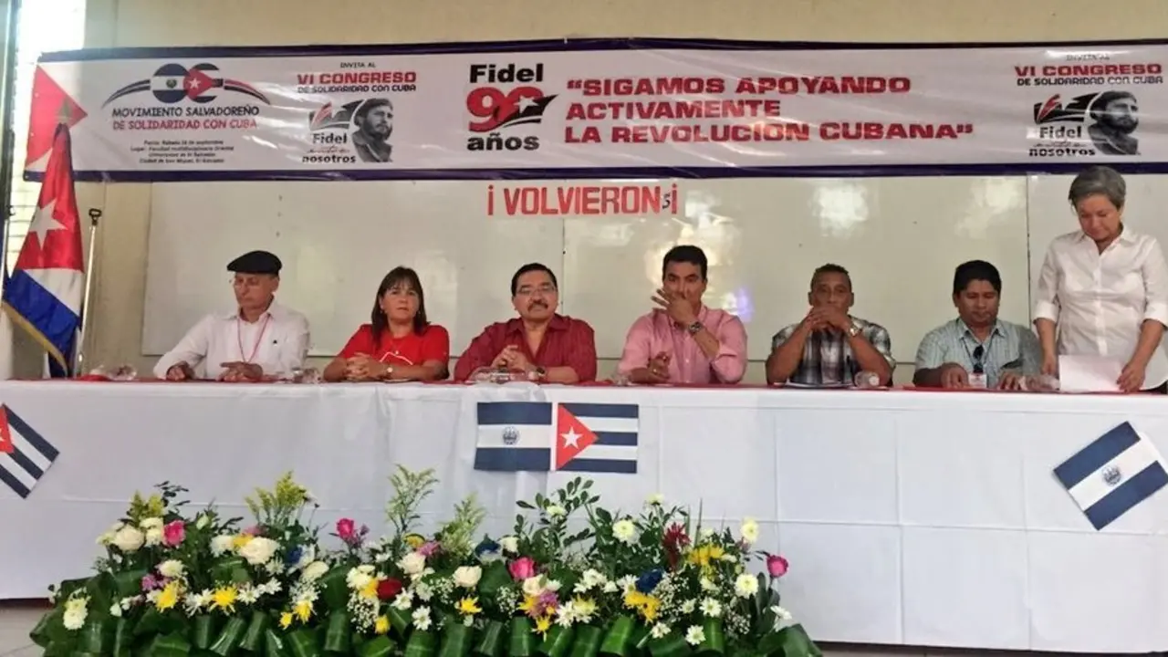 mesa solidarios con cuba
