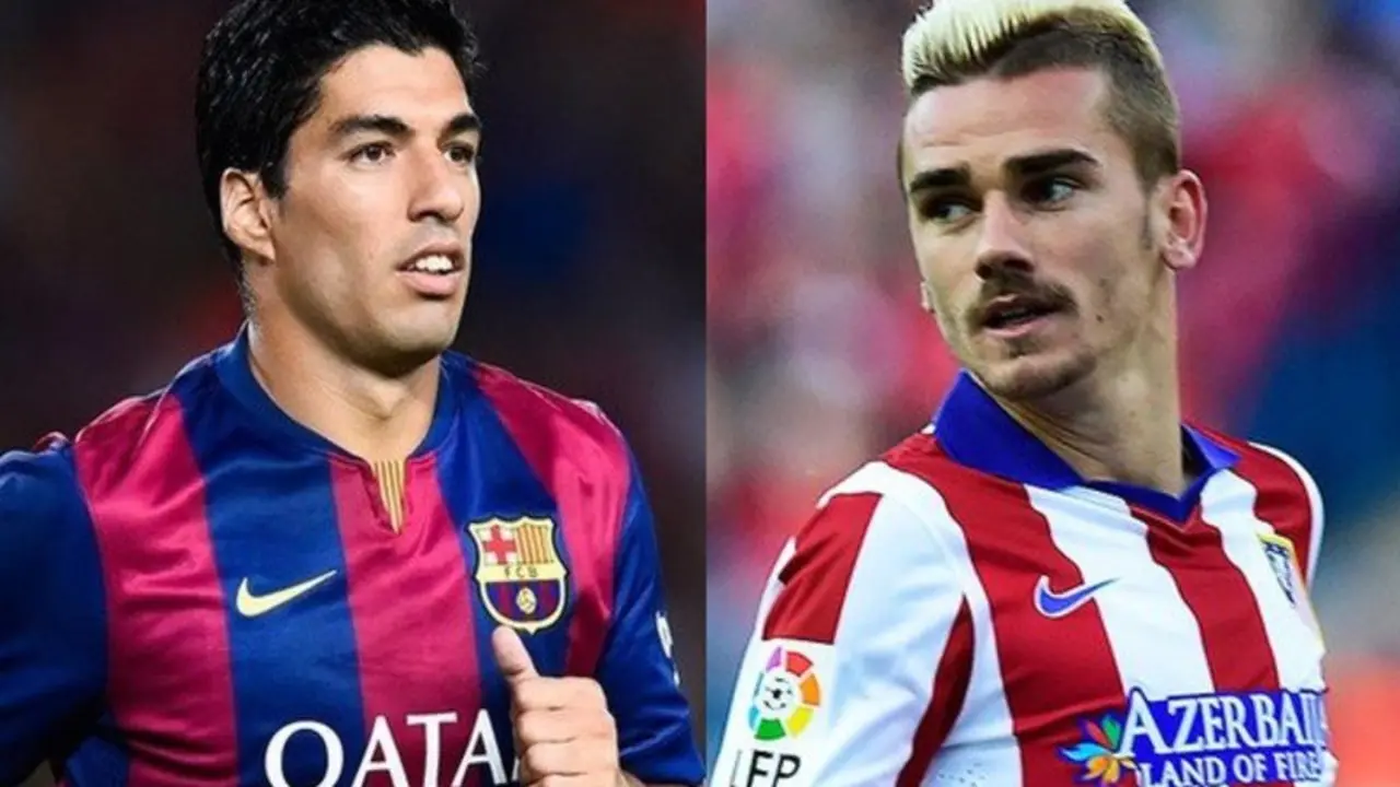 Su&aacute;rez Griezmann