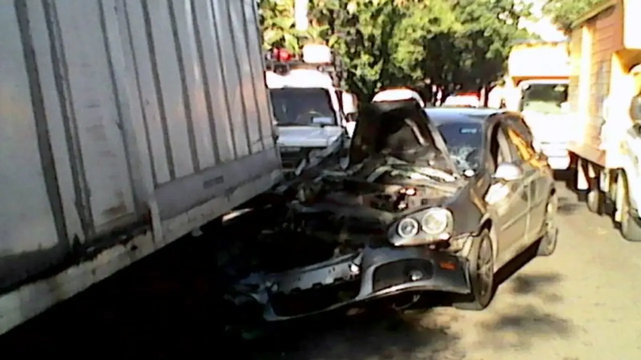 Accidente en Santa Elena