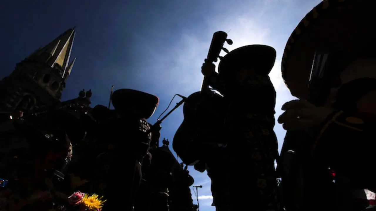 Mariachis en Guadalajara. Foto de referencia tomada de cuartoscuro.com/ Fernando Carranza.