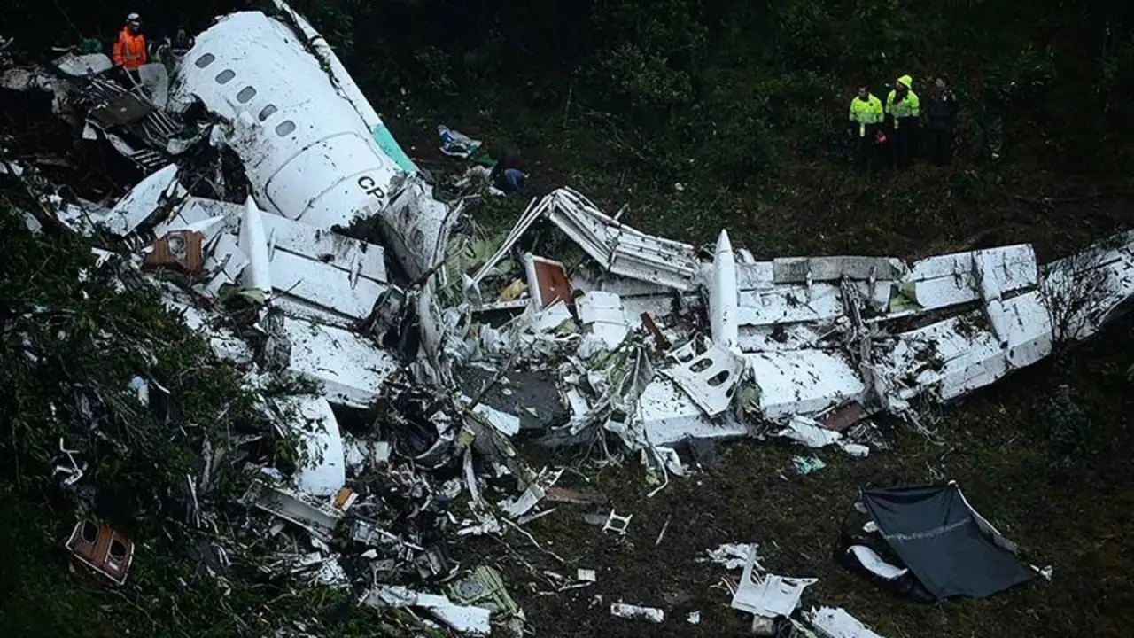 Accidente a&eacute;reo Colombia