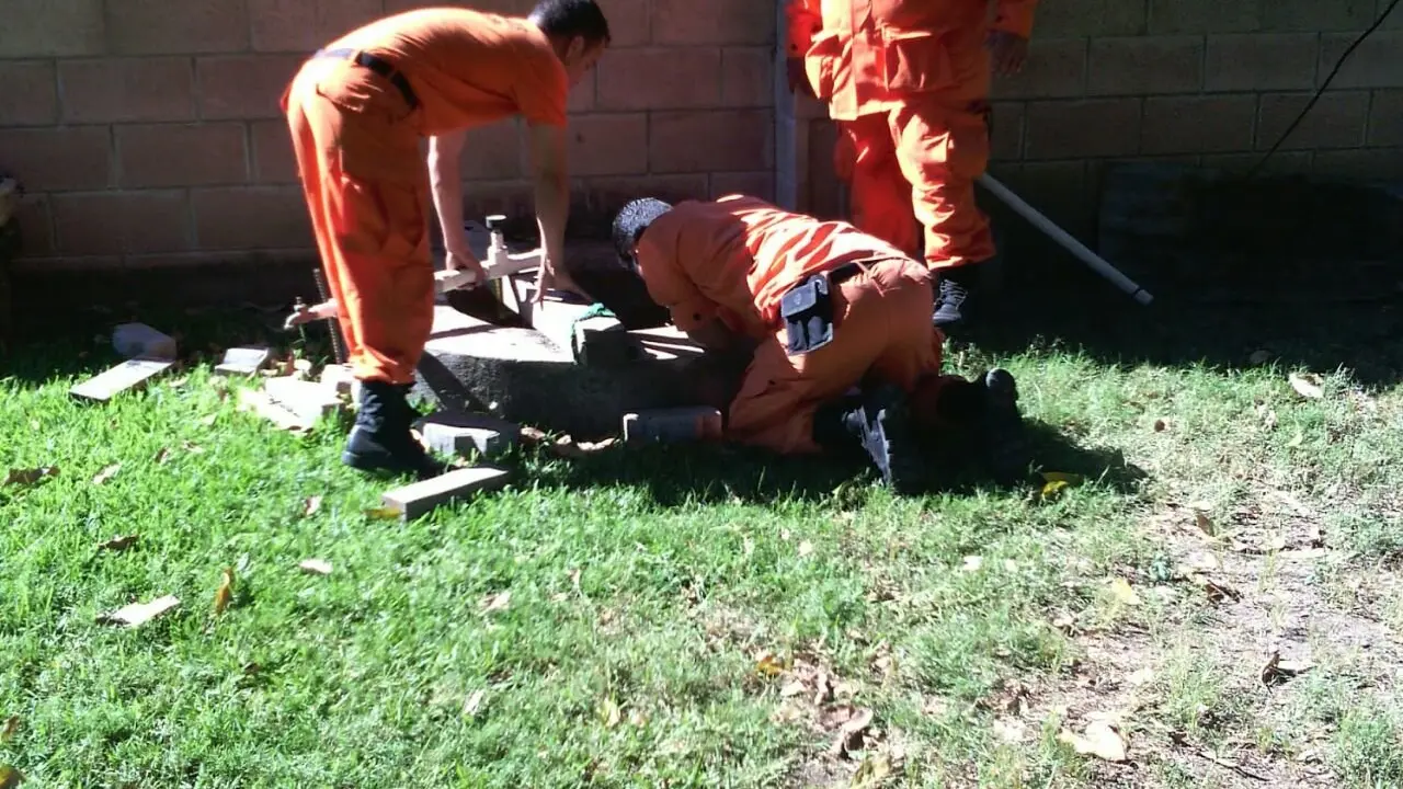 rescate vertical de bomberos