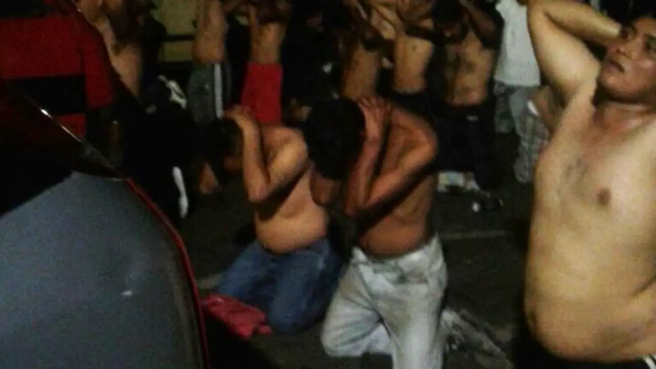 Pandilleros capturados en colonia Tutunichapa