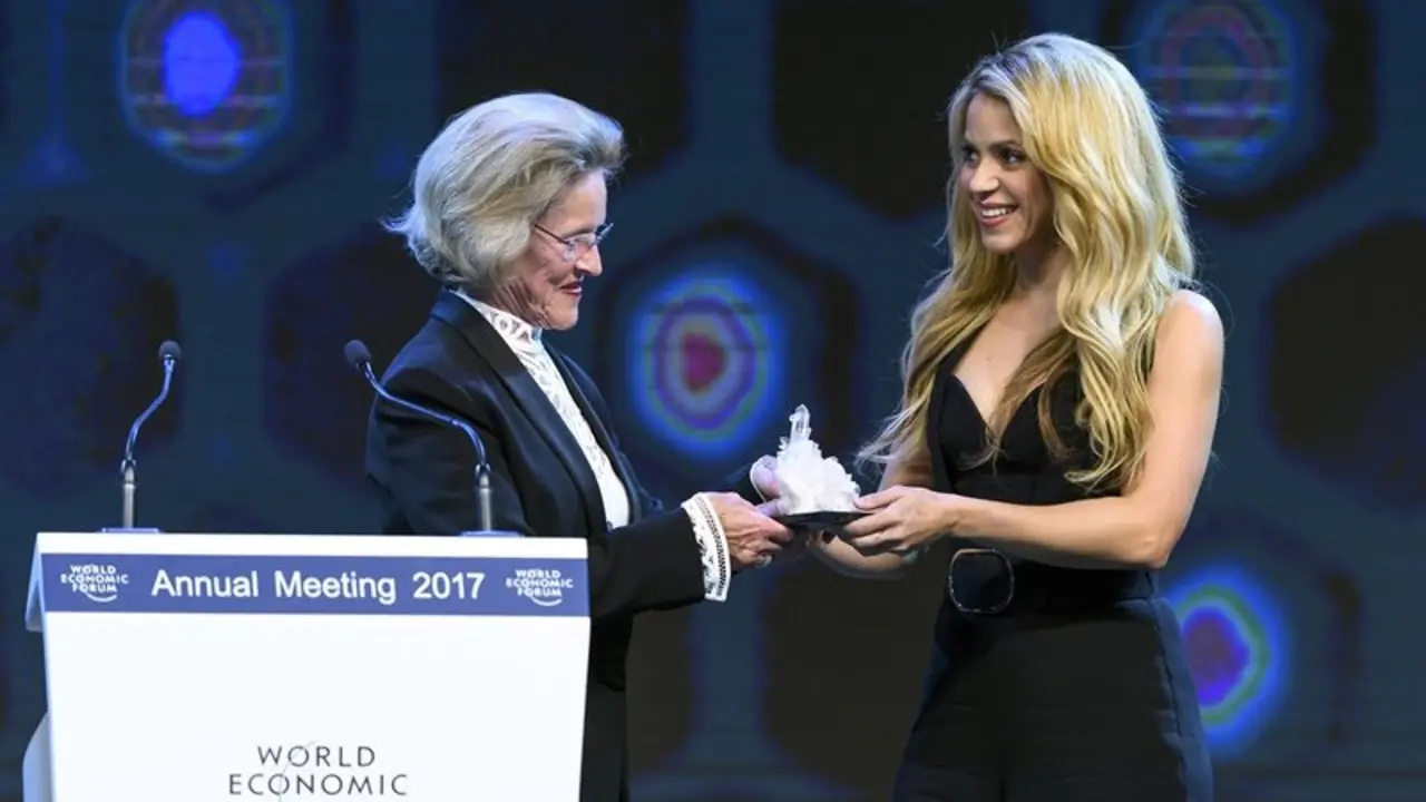 Shakira en Davos