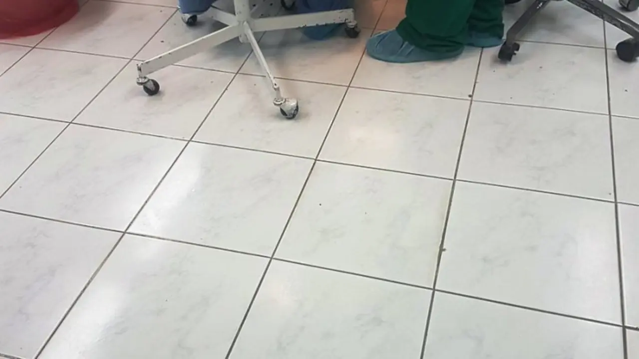 Hay plaga de moscas en los quir&iacute;fanos de uno de los hospitales salvadore&ntilde;os m&aacute;s concurridos. Foto: doctor Milton Brizuela.