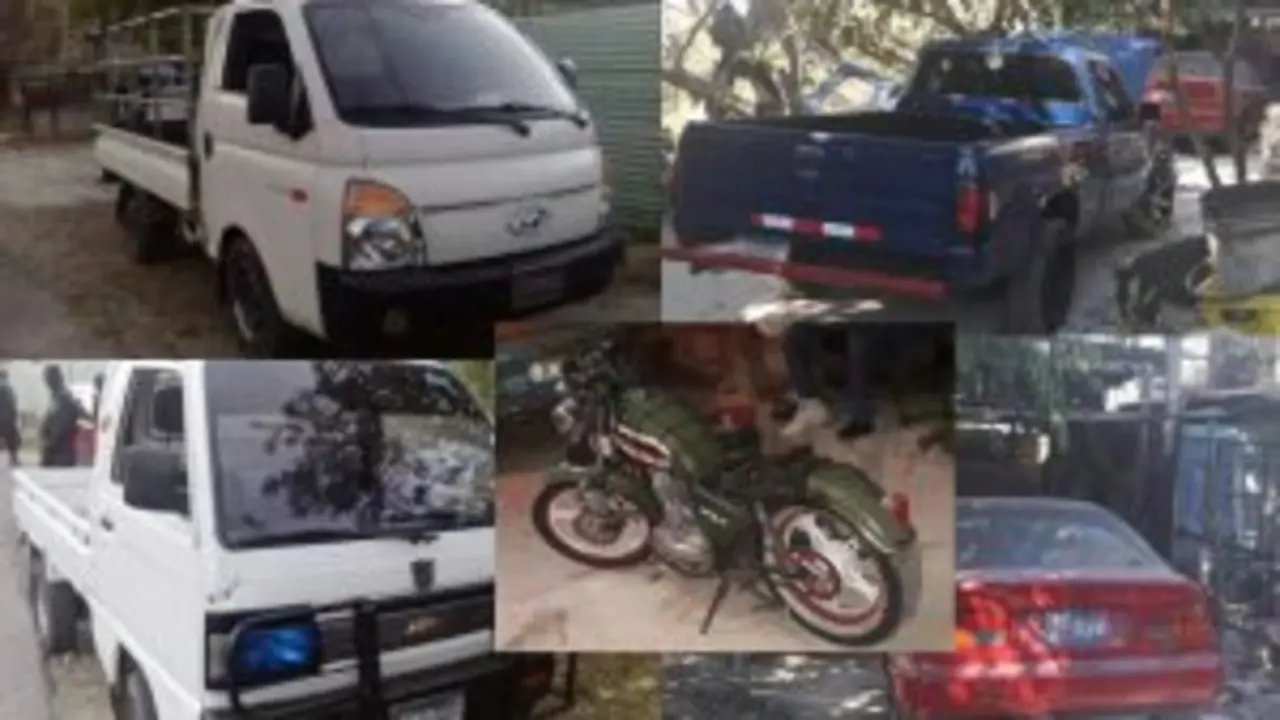 foto de carros decomisados