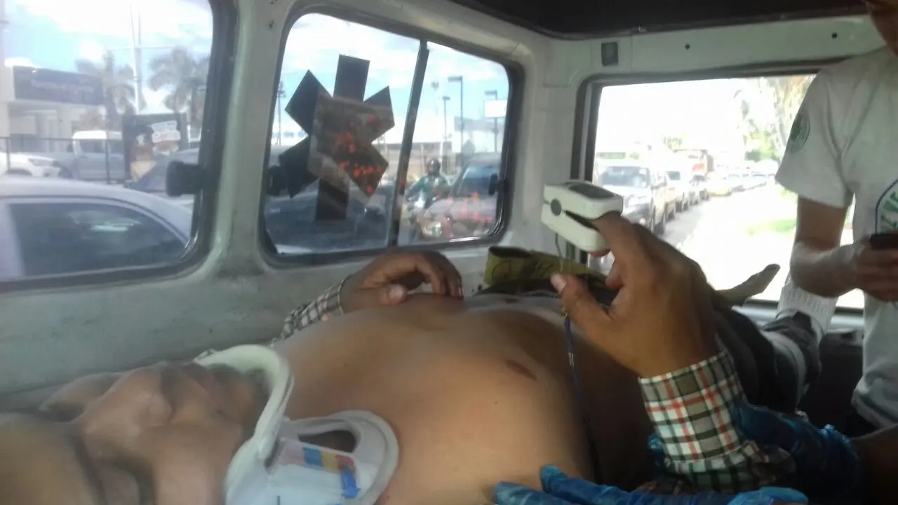 motociclista arrollado