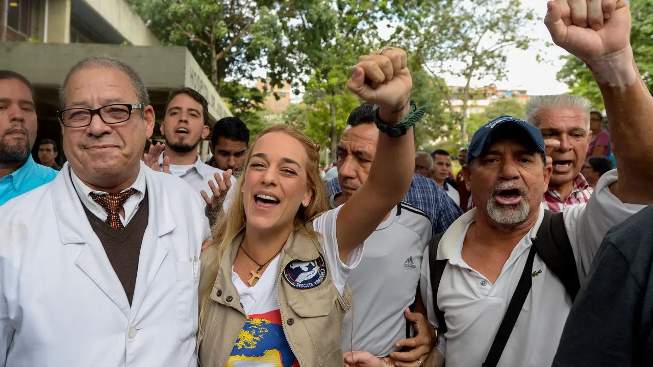 Lilian Tintori, esposa de Leopoldo L&oacute;pez