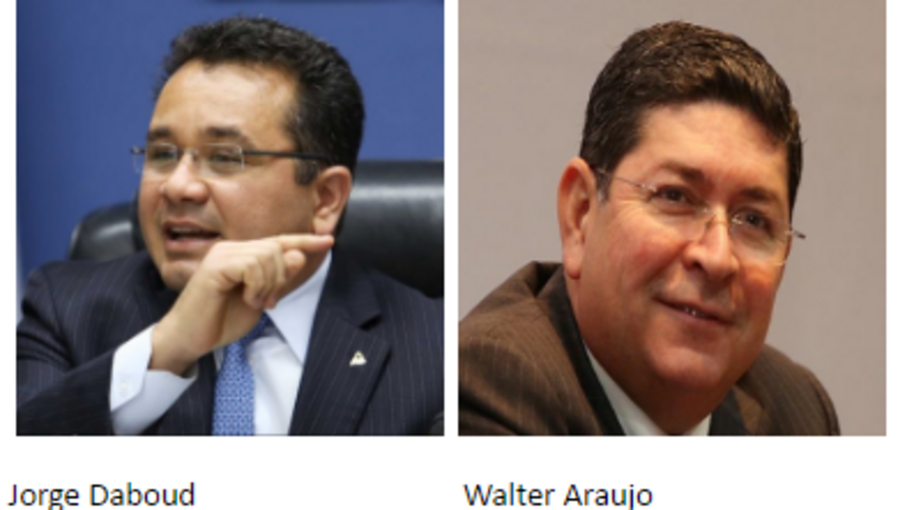 Jorge Daboud y Walter Araujo