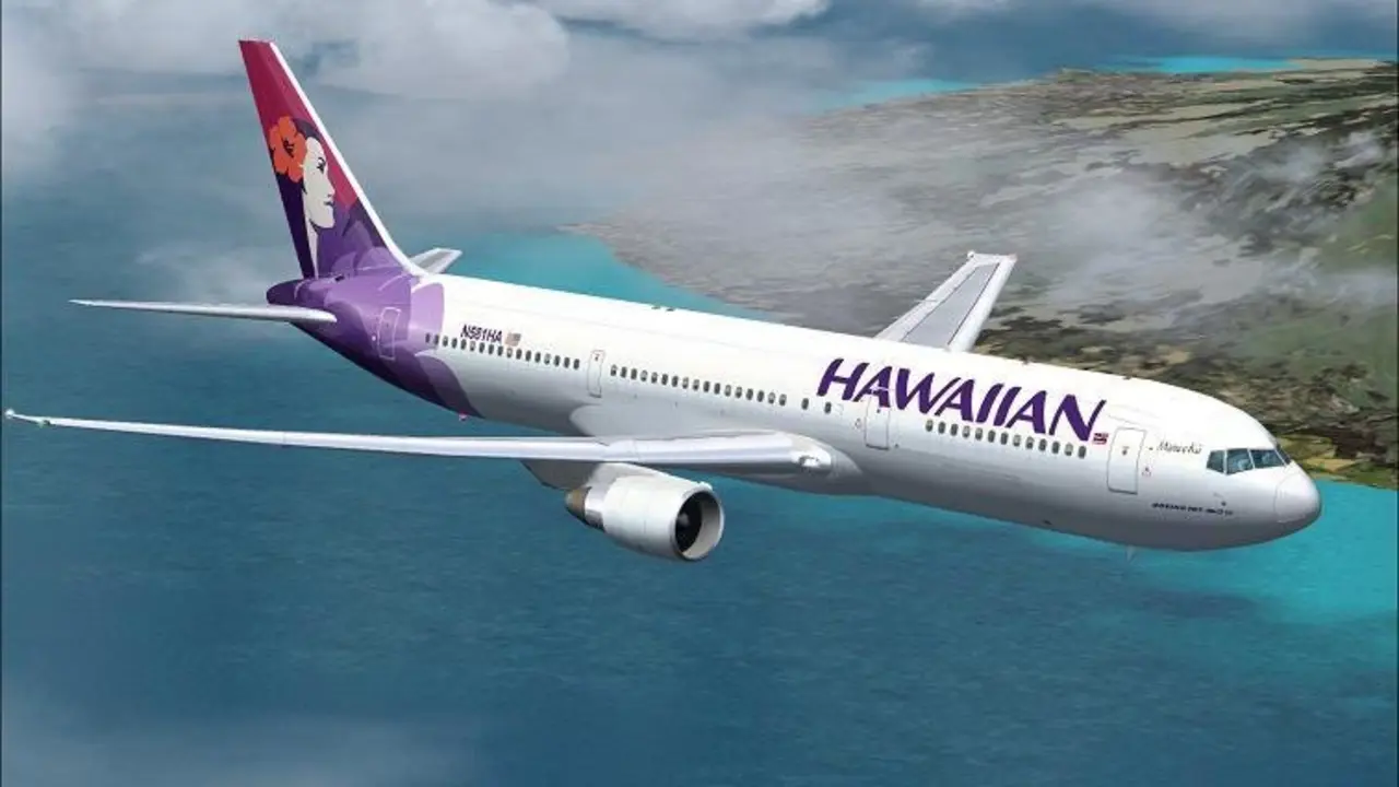 Avi&oacute;n de Hawaiian Airlines