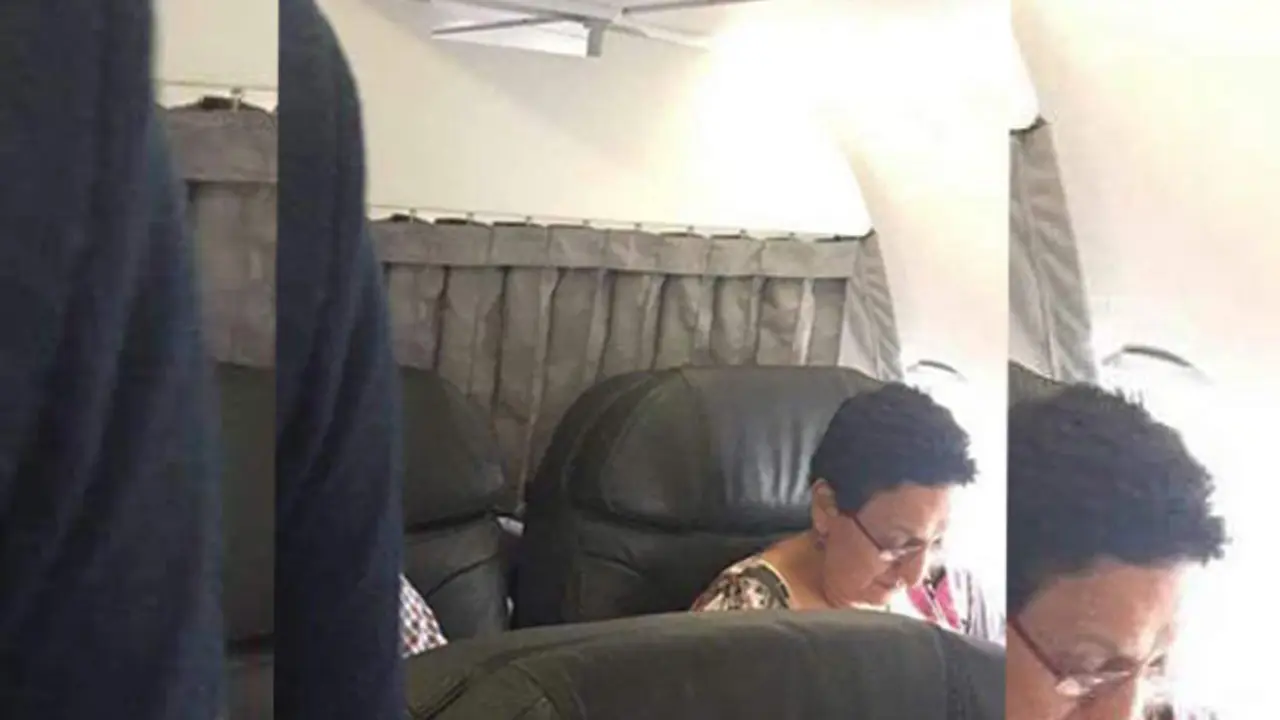 Lorena pe&ntilde;a en vuelo ejecutivo