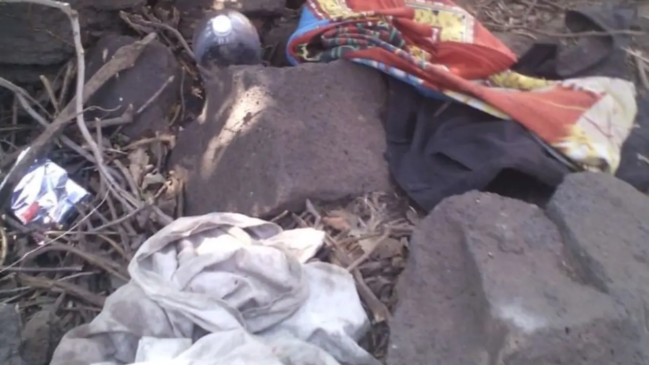 Guarida desmantelada hoy en Izalco