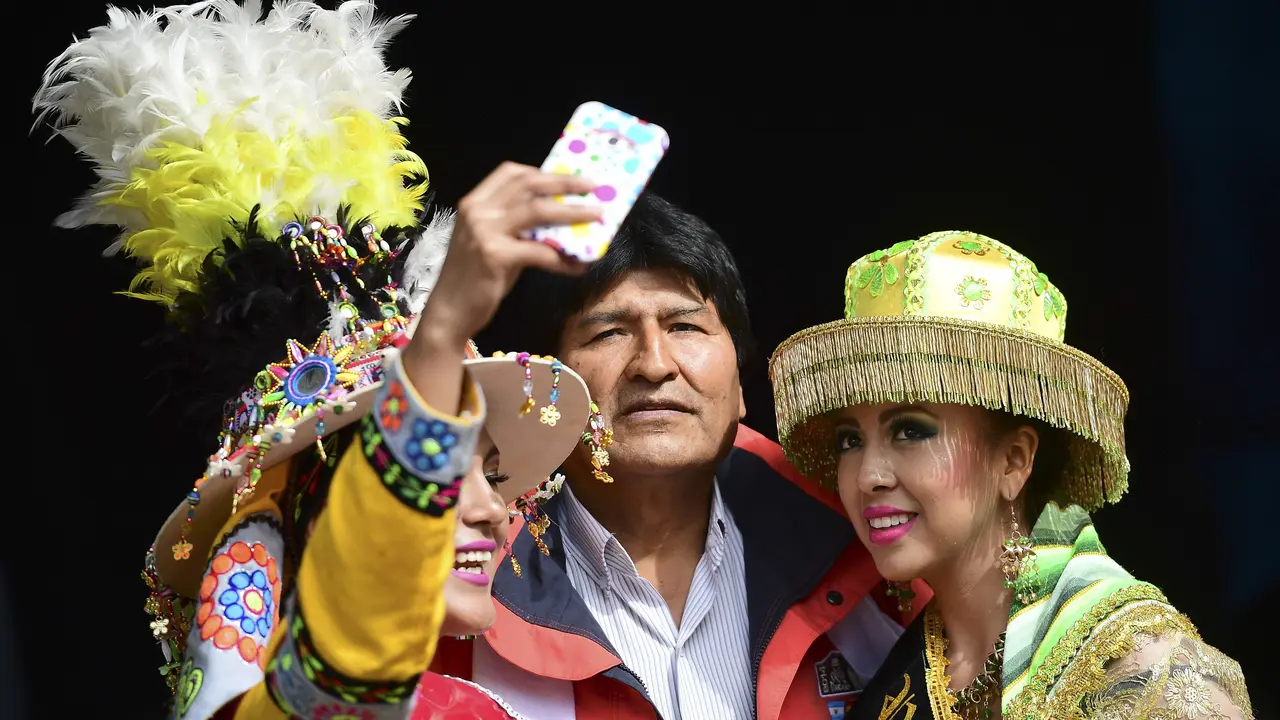 Evo Morales, presidente de Bolivia