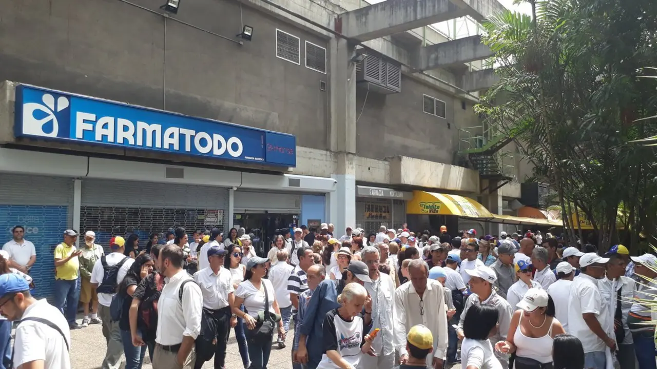 "Marcha del silencio" en Caracas, Venezuela
